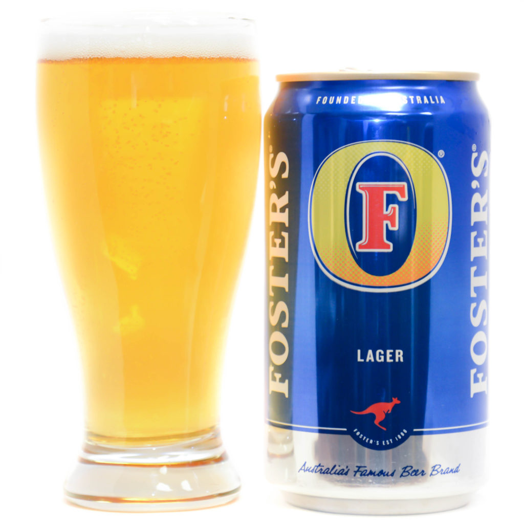 Foster’s Brewing Foster’s Lager Pale Lager at 5 ABV 12 IBU